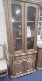 Kredens Witryna 2 Rustykalny – klasyczna