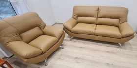 Meble skorzane Majorca 3+1+1 – skora naturalna K236