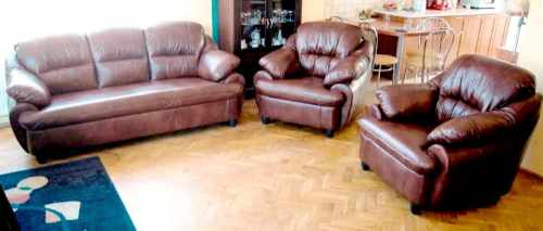 Modena Plus 3+1+1 – meble skórzane do salonu