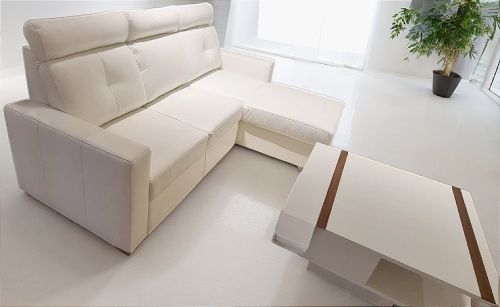 narożnik skórzany mały, Nicea skóra k100, 1N3, spanie pojemnik