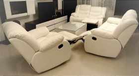 Meble skórzane relax 3+2+1 to komfortowy wybór w Dubaju