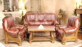 Meble skorzane 3+1+1 Ventura S42