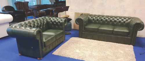 Chesterfield meble skórzane Klasyczny
