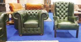 Chesterfield meble skórzane Klasyczny