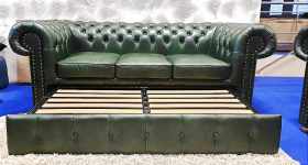 Chesterfield meble skórzane Klasyczny