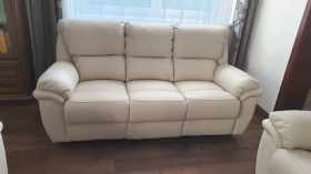 zestaw wypoczynkowy skóra