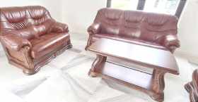 zestaw skórzany 3+2