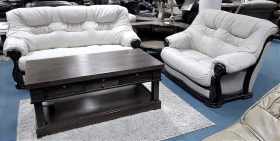 meble ze skóry Oklahoma skóra beżowa