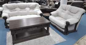 meble ze skóry Oklahoma skóra beżowa