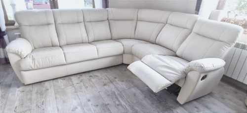 narożnik skórzany z funkcja relaks Jamajka