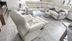 narożnik skórzany z funkcja relaks Jamajka