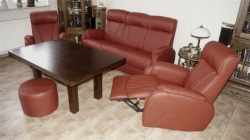 Meble Skórzane Bali 3+1+1 Luksusowa Skóra Naturalna K251