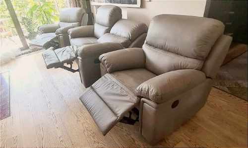 zestaw wypoczynkowy skora