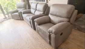 zestaw wypoczynkowy skora