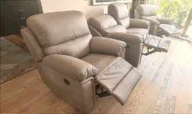 zestaw wypoczynkowy skora