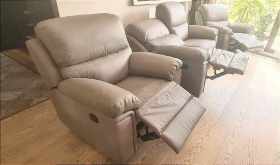 zestaw wypoczynkowy skora