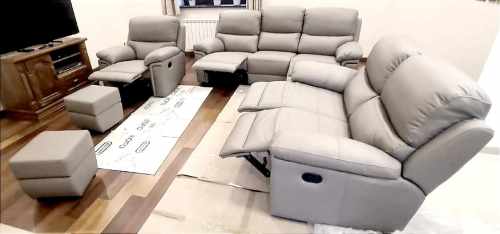 meble skorzane 3+2+1