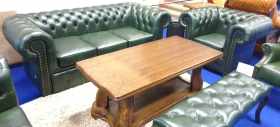 Chesterfield meble skórzane