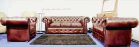 Chesterfield meble skórzane