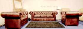 Chesterfield meble skórzane