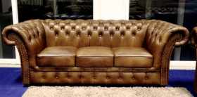 Sofa skórzana Chesterfield