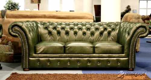 Sofa skórzana Chesterfield