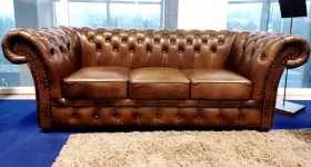 Sofa skórzana Chesterfield