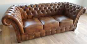 Sofa skórzana Chesterfield