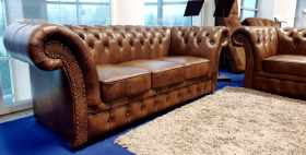 Sofa skórzana Chesterfield