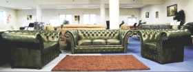 chesterfield meble skórzane