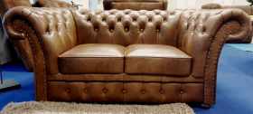 chesterfield meble skórzane