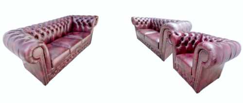 zestaw chesterfield klasyczny 3+2+1