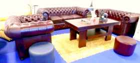 sofa chesterfield bordo