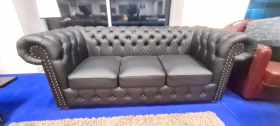 Sofa Chesterfield Czarna