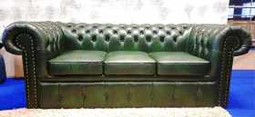 sofa chesterfield skóra