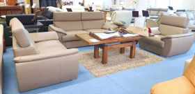 zestaw skórzany 3+2+1