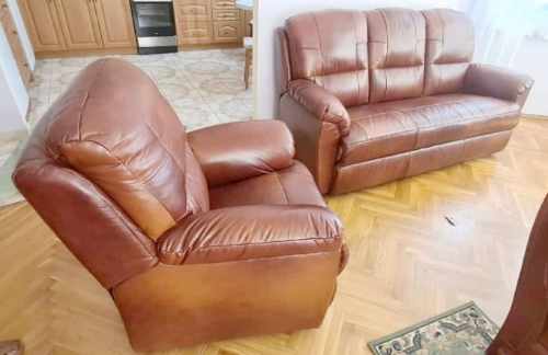 Meble skórzane polskie salon
