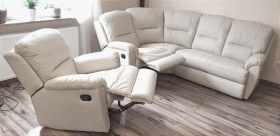 skórzany narożnik funkcja relaks