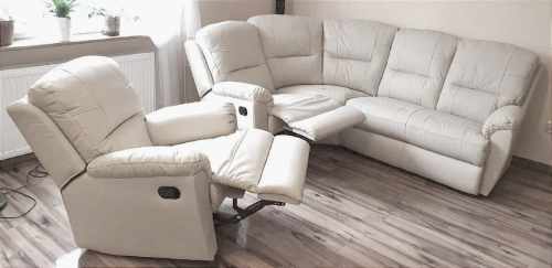 skórzany narożnik funkcja relaks