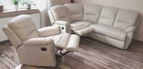 skórzany narożnik funkcja relaks