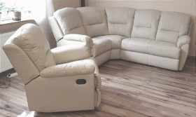 skórzany narożnik funkcja relaks