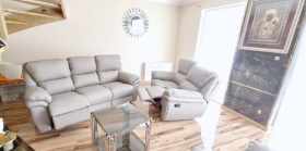 zestaw wypoczynkowy skóra