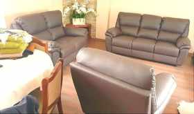 meble ze skóry 3+2+1