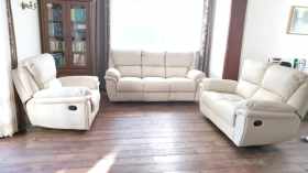 zestaw skórzany 3+1+1