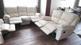 zestaw skórzany 3+1+1