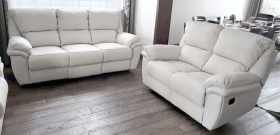 zestaw wypoczynkowy skóra