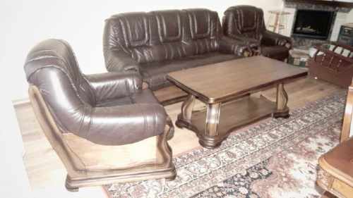 meble skórzane 3+1+1