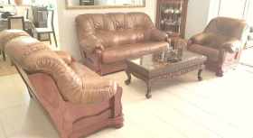 meble ze skóry 3+2+1