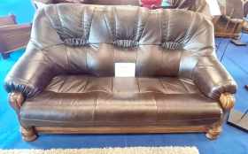 meble skórzane klasyczne 3+1+1