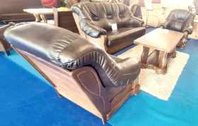 meble skórzane klasyczne 3+1+1